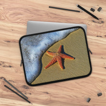 Load image into Gallery viewer, Laptop Bag Beach &amp; Star Fish
