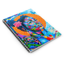 Load image into Gallery viewer, Abstract Female&#39;s Face Spiral Notebook
