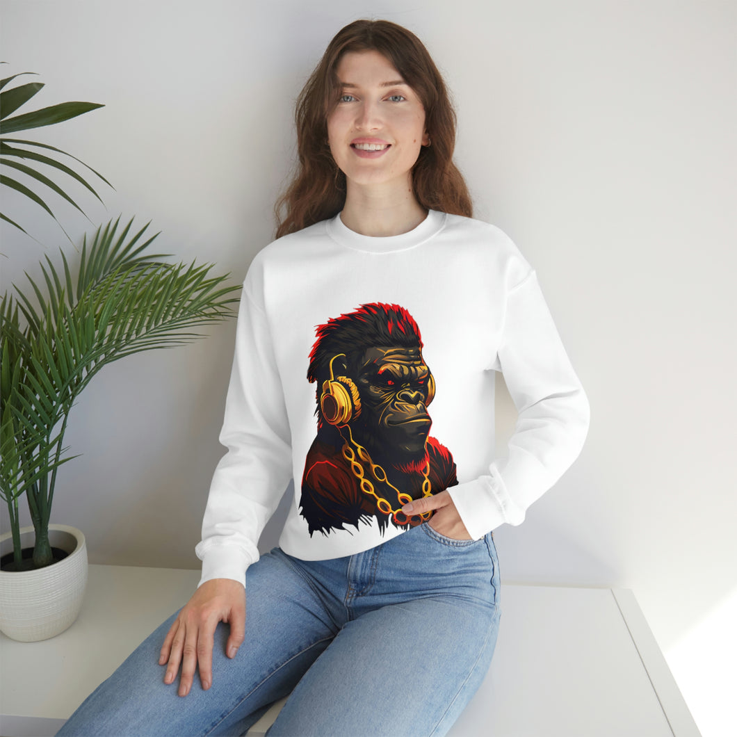 Gangster Gorilla Crewneck Sweatshirt