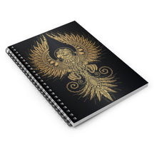 Load image into Gallery viewer, Golden Bird Spiral Notebook
