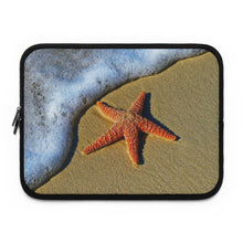 Load image into Gallery viewer, Laptop Bag Beach &amp; Star Fish
