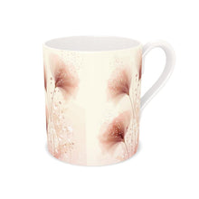 Load image into Gallery viewer, Bone China Peach Floral Mug
