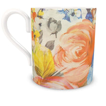 Load image into Gallery viewer, Fine Bone China Floral Mug-test
