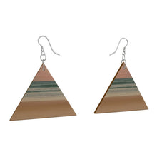 Load image into Gallery viewer, Wooden Geometric Shape Earrings Multi-Colour
