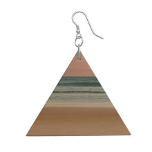 Load image into Gallery viewer, Wooden Geometric Shape Earrings Multi-Colour
