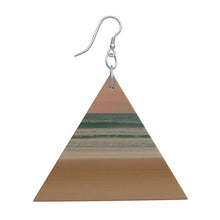 Load image into Gallery viewer, Wooden Geometric Shape Earrings Multi-Colour
