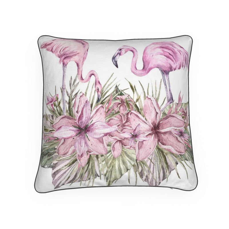 Pink Flamingos Cushion