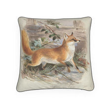 Load image into Gallery viewer, Proud and Bold  Fox Taking a Stroll Cushion
