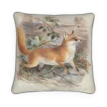 Load image into Gallery viewer, Proud and Bold  Fox Taking a Stroll Cushion
