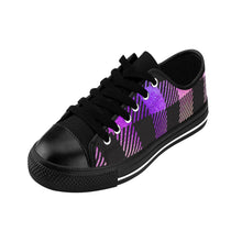 Load image into Gallery viewer, Purple Plaid Women&#39;s Trainers
