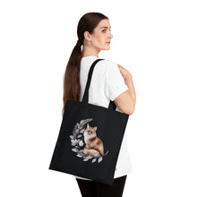 Load image into Gallery viewer, Fox and Foliage 100% Organic Cotton Tote Bag
