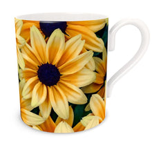 Load image into Gallery viewer, Bone China Yellow Flowers Mug
