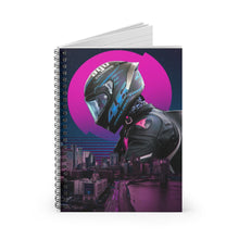 Load image into Gallery viewer, Night Rider Spiral Notebook
