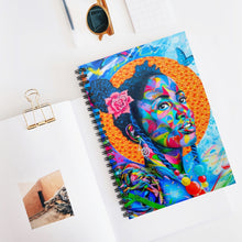 Load image into Gallery viewer, Abstract Female&#39;s Face Spiral Notebook
