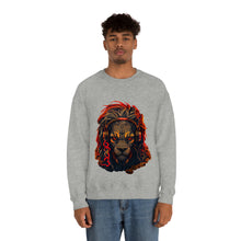 Load image into Gallery viewer, Gangster Lion Unisex Crewneck Sweatshirt
