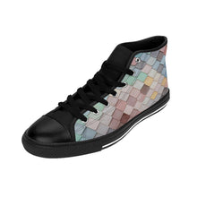 Load image into Gallery viewer, Geometric Men&#39;s High Top Trainers
