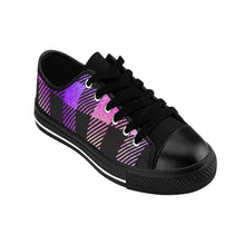 Load image into Gallery viewer, Purple Plaid Women&#39;s Trainers
