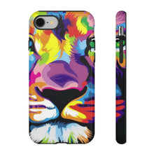 Load image into Gallery viewer, Multi Coloured Lion Tough Phone Cases
