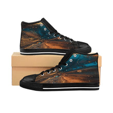 Load image into Gallery viewer, Outer Space Men&#39;s High Top Trainers
