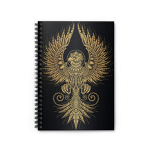 Load image into Gallery viewer, Golden Bird Spiral Notebook
