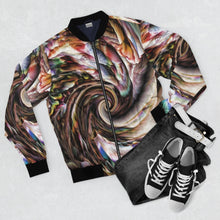 Load image into Gallery viewer, Abstract Art Bomber Jacket
