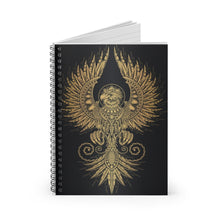 Load image into Gallery viewer, Golden Bird Spiral Notebook
