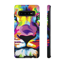 Load image into Gallery viewer, Multi Coloured Lion Tough Phone Cases
