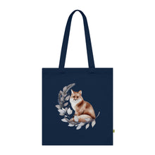 Load image into Gallery viewer, Fox and Foliage 100% Organic Cotton Tote Bag
