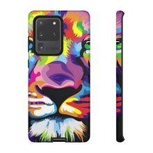 Load image into Gallery viewer, Multi Coloured Lion Tough Phone Cases
