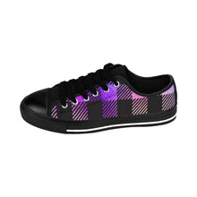 Load image into Gallery viewer, Purple Plaid Women&#39;s Trainers
