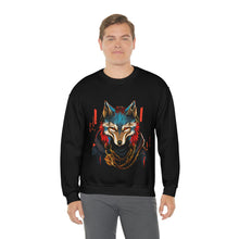 Load image into Gallery viewer, Gangster Fox Unisex Crewneck Sweatshirt
