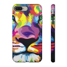 Load image into Gallery viewer, Multi Coloured Lion Tough Phone Cases
