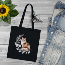 Load image into Gallery viewer, Fox and Foliage 100% Organic Cotton Tote Bag
