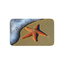 Load image into Gallery viewer, Beach  &amp; Starfish Bath Mat
