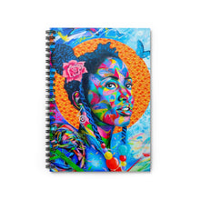 Load image into Gallery viewer, Abstract Female&#39;s Face Spiral Notebook
