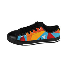 Load image into Gallery viewer, Multi-Coloured Shapes Men&#39;s Trainers
