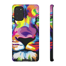 Load image into Gallery viewer, Multi Coloured Lion Tough Phone Cases
