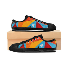 Load image into Gallery viewer, Multi-Coloured Shapes Men&#39;s Trainers
