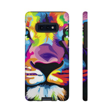 Load image into Gallery viewer, Multi Coloured Lion Tough Phone Cases
