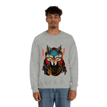 Load image into Gallery viewer, Gangster Fox Unisex Crewneck Sweatshirt
