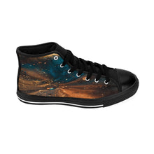 Load image into Gallery viewer, Outer Space Men&#39;s High Top Trainers
