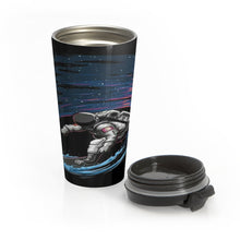 Load image into Gallery viewer, Astronaut Surfing in Space Travel Mug
