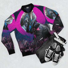 Load image into Gallery viewer, Night Biker Bomber Jacket
