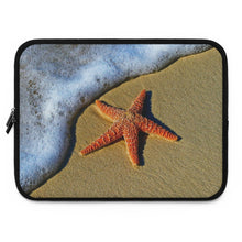 Load image into Gallery viewer, Laptop Bag Beach &amp; Star Fish
