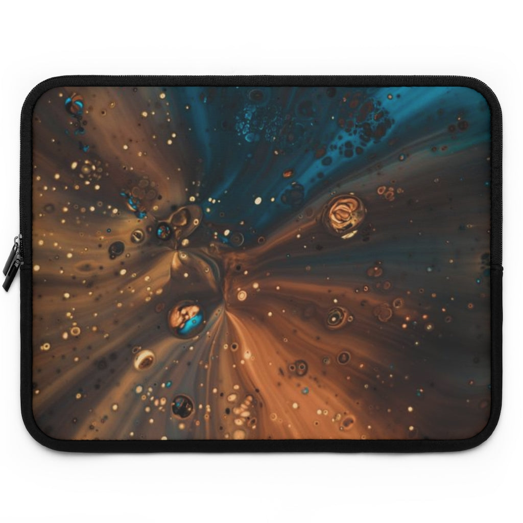 Laptop Bag Travelling Through Space