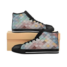 Load image into Gallery viewer, Geometric Men&#39;s High Top Trainers
