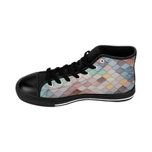 Load image into Gallery viewer, Geometric Men&#39;s High Top Trainers
