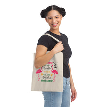 Load image into Gallery viewer, Apparently we are trouble when we are together Canvas Tote Bag
