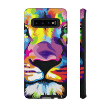 Load image into Gallery viewer, Multi Coloured Lion Tough Phone Cases
