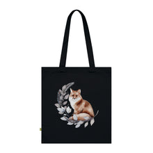 Load image into Gallery viewer, Fox and Foliage 100% Organic Cotton Tote Bag
